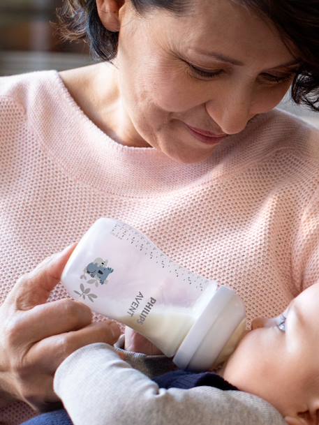 Biberon 260 ml Philips AVENT Natural Response gris+jaune 