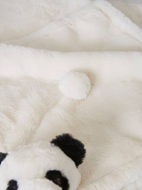 Coffret tapis de jeu + doudou Panda. NOIR/BLANC 