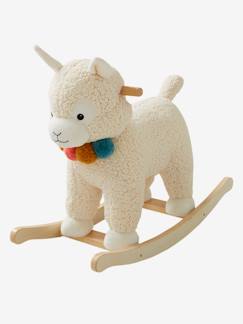 Spielzeug-Erstes Spielzeug-Schaukel-Lama aus FSC®-Holz ab 18 Monaten