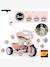 Tricyle Be Move Confort - beige+rose 