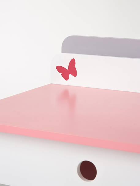 Schreibtisch für Vorschulkinder 'Schmetterlinge' WEISS 