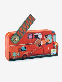 Weihnachts-Spielsachen-Spielzeug-Lernspiele-DJECO Puzzle „Das Feuerwehrauto"