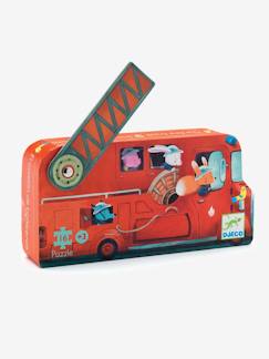 Jouet-Jeux éducatifs-Puzzle Le camion de pompier 16 pièces