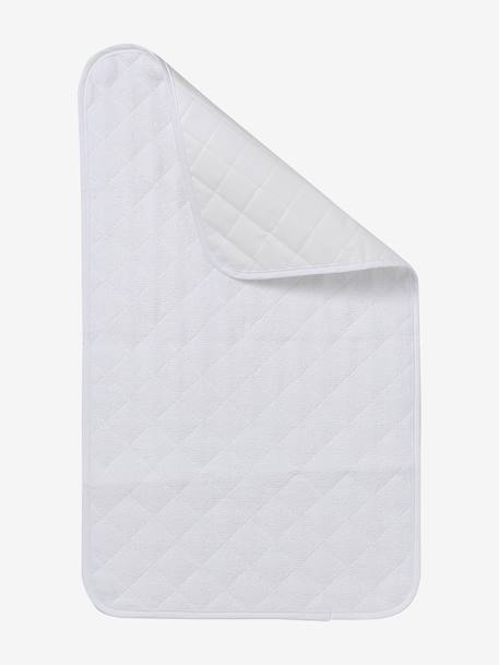 2-in-1 Baby Ausfahrsack/Wickelunterlage, Musselin beige bedruckt+cappuccino+GRÜN+terrakotta+wollweiß 