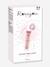 Lip gloss rose+rose poudré 