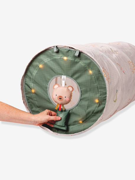 Farbenfroher Spiel-Tunnel aus Polyester beige 