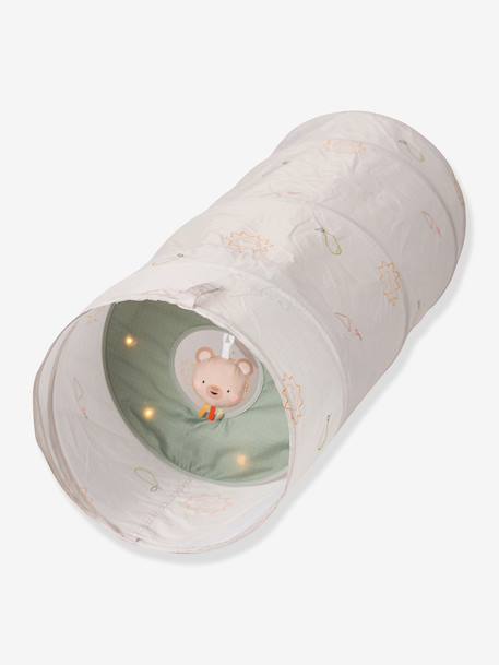 Farbenfroher Spiel-Tunnel aus Polyester beige 