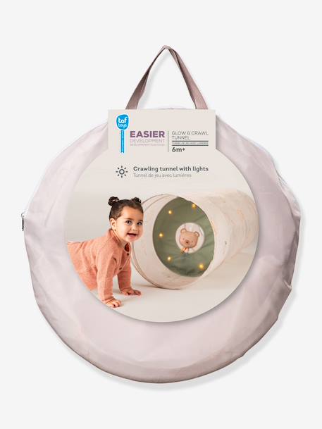 Tunnel de jeu pour bébé beige 