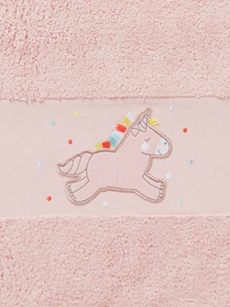 Serviette de bain 'Licorne' ROSE CLAIR 