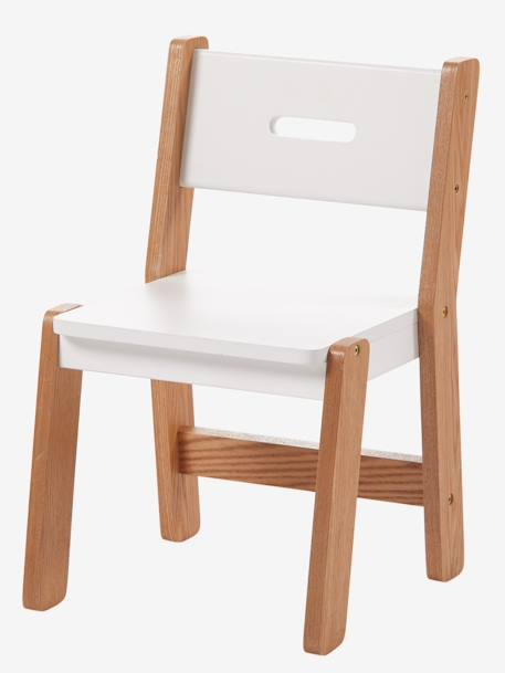 Chaise 'Architekt' 2-5 ans BLANC/BOIS 