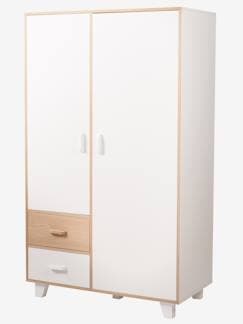 Zimmer und Aufbewahrung-Zimmer-Schrank, Kleiderständer-Kinder Kleiderschrank, 2 Türen "Hopla"