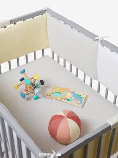 Sommerstoffe-Babyartikel-Laufstall-Polster für die Krabbelbox ,,Color Jungle"