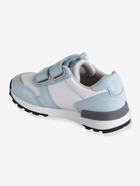 Sneakers für Baby Mädchen, Klettriegel hellblau 