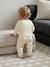 Baby Strickjacke aus Baumwolle BASIC beige meliert+marine+wollweiß 