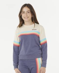Mädchen-Pullover, Strickjacke, Sweatshirt-Sweatshirt SURF REVIVAL CREW RIP CURL, Mädchen