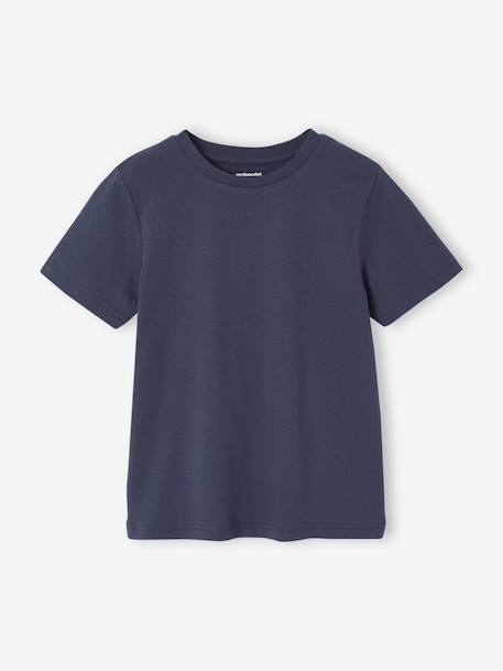 3er-Pack Jungen T-Shirts mit Rundhals Basic blau 