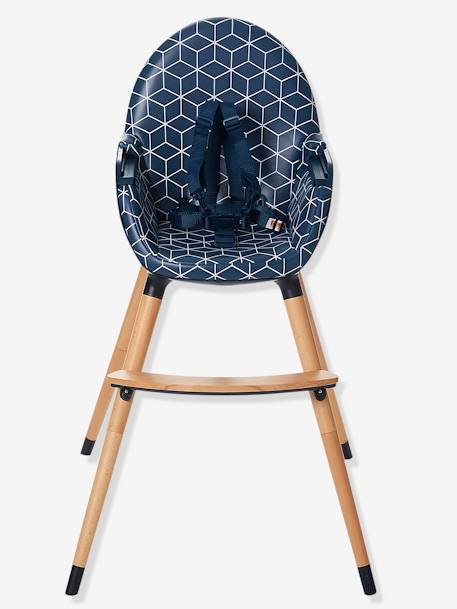 Mitwachsender Kinder Hochstuhl ,,TopSeat' BLAU BEDRUCKT 