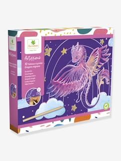 Jouet-Artissimo - carte à gratter - Dragons mignons