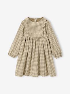 Fille-Robe vichy à volants fille