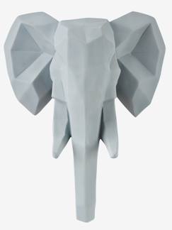 Dekoidee Inspirationswand-Bettwäsche & Dekoration-Dekoration-Leucht-Dekoration-Dekokopf - Leuchtender Elefantenkopf für Kinderzimmer