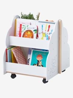 Wohlfühl-Ecken für die 3 bis 6-jährigen-Zimmer und Aufbewahrung-Aufbewahrung-Bücherregal-Bücherregal ,,Wolke" für Kinderzimmer