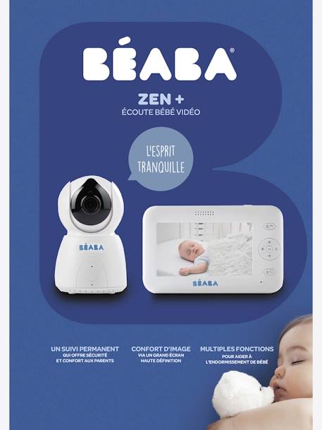 Ecoute-bébé vidéo Zen+ BEABA blanc 