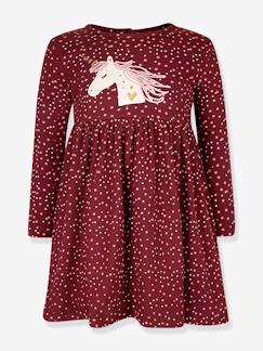 Fille-Robe gaufrée piquée Happy Girls Fille Licorne