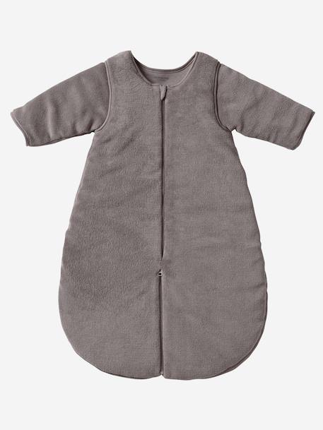 Baby 2-in-1 Schlafsack / Overall taupe+gris+marine 