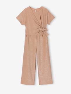 Mädchen-Festlicher Overall mit  Schleife, Lamé, Mädchen