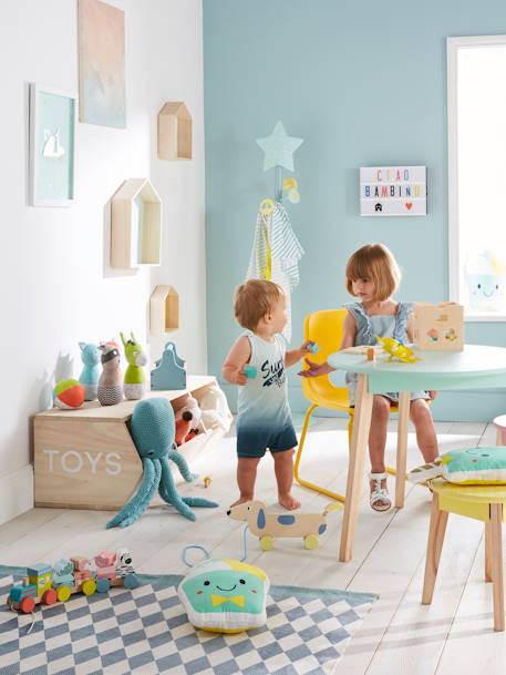 Kinderzimmer Regal „Toys“, 3 Fächer WEISS 