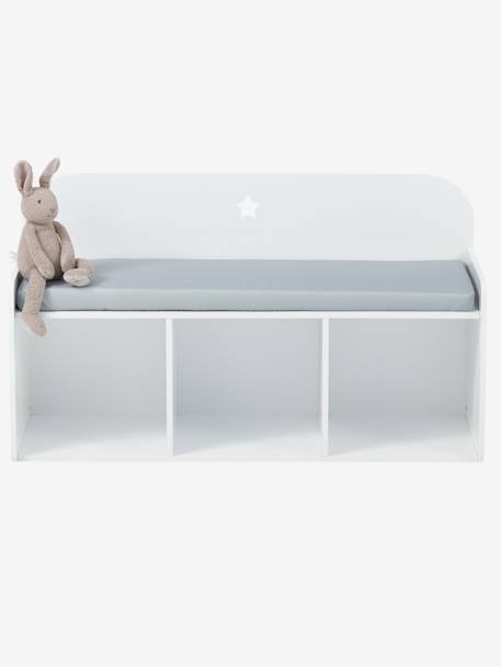 Banquette de rangement Sirius WHITE/GRAY 